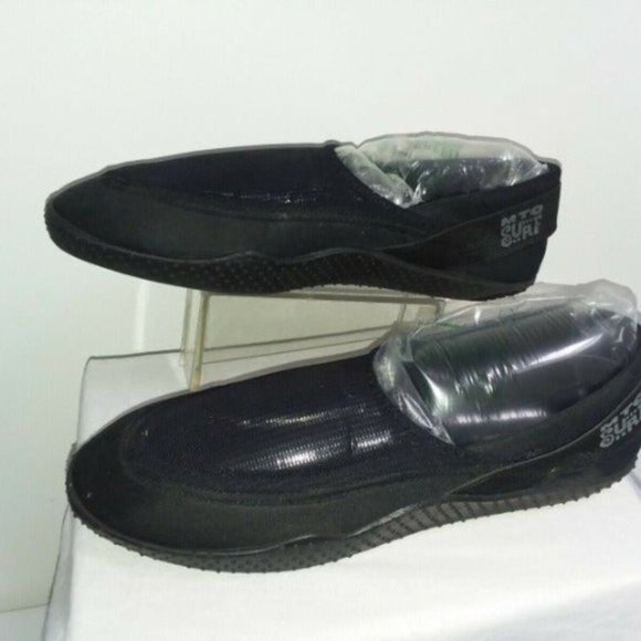 MENS  Beach Water Shoes Black Size 8 Agua Sandals Pool Swim Sports Cruise Lake - Picture 6 of 11